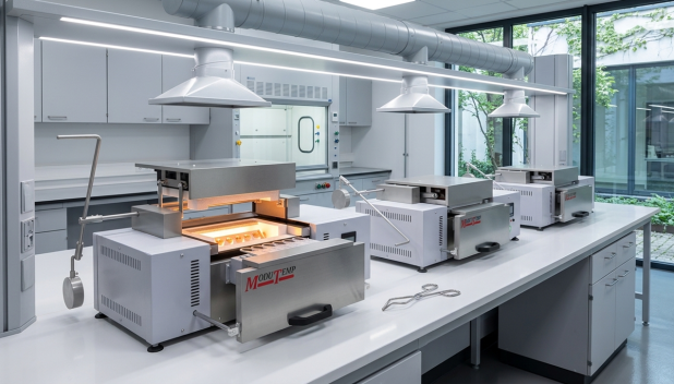 High throughput XRF sample prep lab