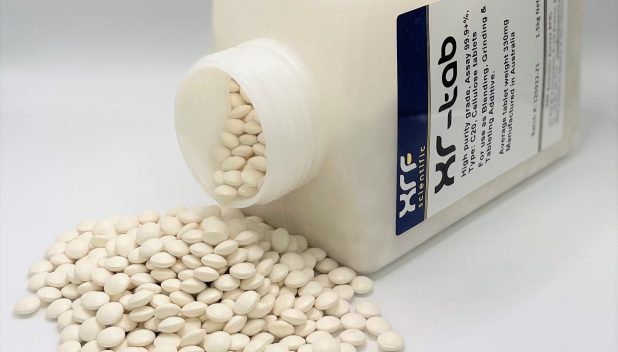 XR-tab - a cellulose based tablet for pressed pellet preparation