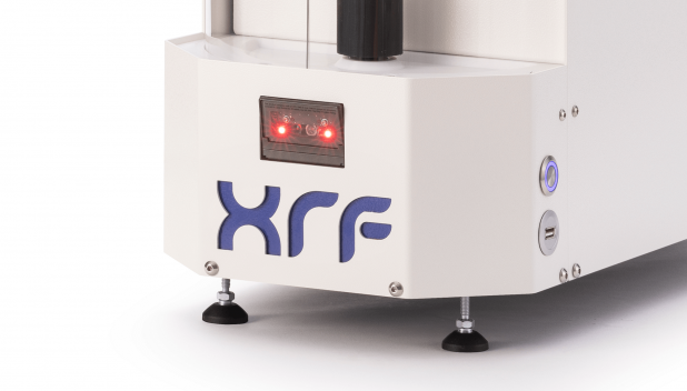 Sample ID’s can be scanned with the integrated barcode reader. Full LIMS integration to track weights of the flux and samples.